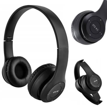 P47 Wireless Bluetooth Headphones | Foldable Stereo Headset with Built-In Controls