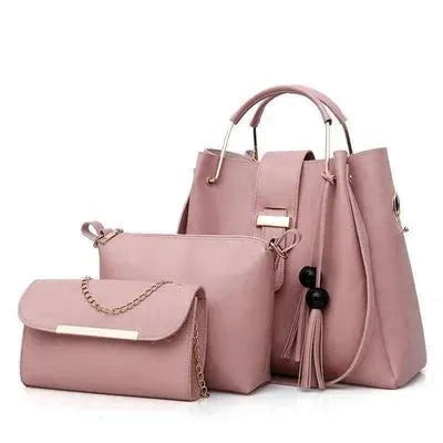 Bucket Bag Combo Set – Handbag, Crossbody & Clutch (3 in 1)