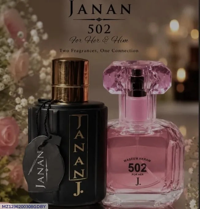 Wasim Akram 502 And Janan Gold J. Perfume