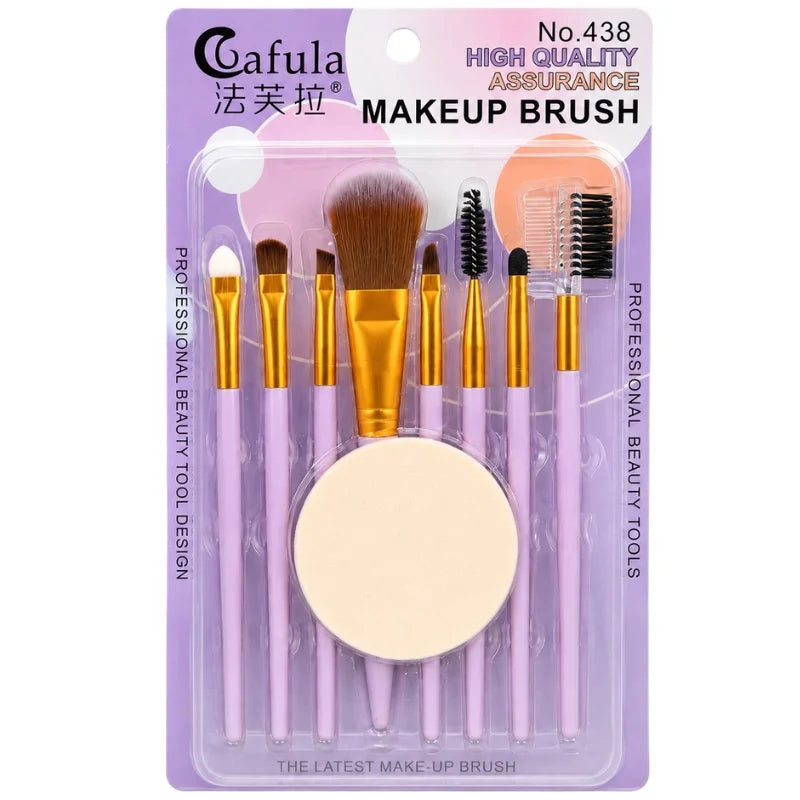 9 PCS Makeup Brush Set | Professional Beauty Tools for Foundation, Blending, Contouring & Eyeshadow