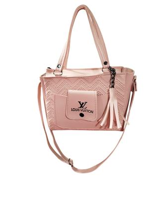 Rexine Tote Bag with Tassel & Louis Vuitton